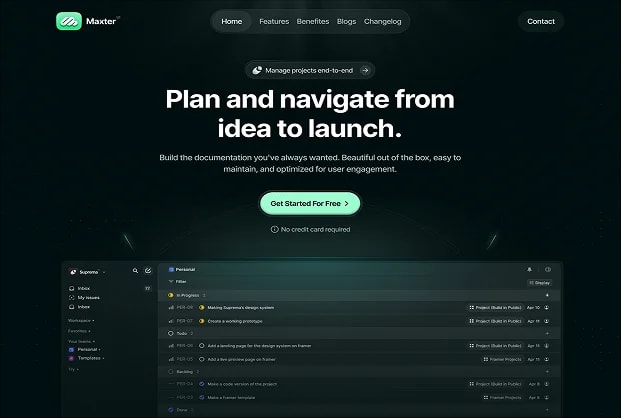 Website Design - Maxer
